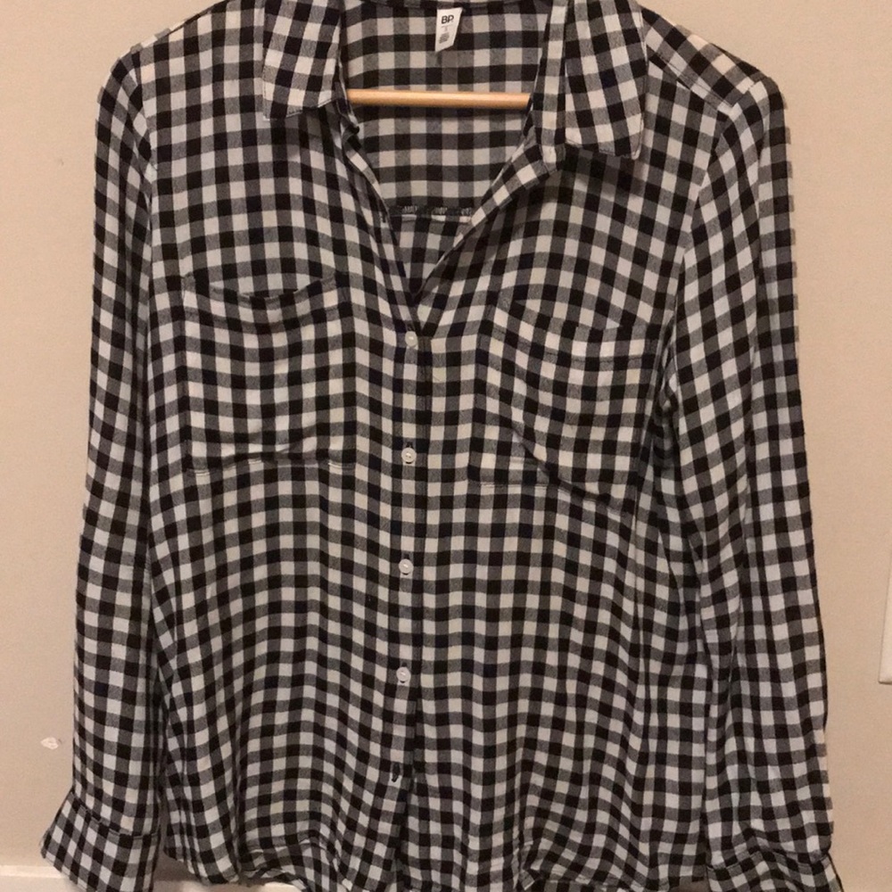 Nordstrom B.P. Gingham blouse